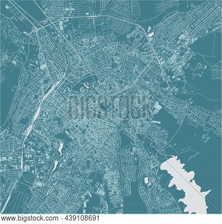 Map Of The City Of Simferopol, Crimea