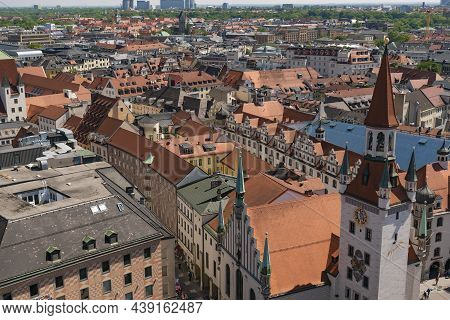 22 May 2019 Munich, Germany - Old City Hall (altes Rathaus / Spielzeugmuseum) And Old Court (alter H