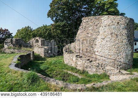 Ruin Of A Medieval Castle In The Middle Of Woods In Czech Republic