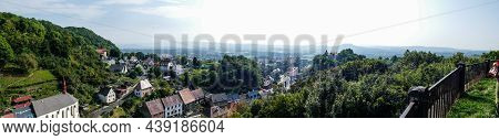 Panorama Ot The Krupka City In Western Bohemia