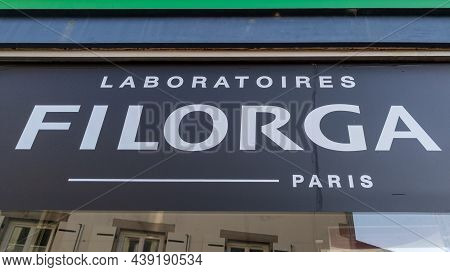 Bordeaux , Aquitaine France - 11 05 2021 : Filorga Laboratoires Paris Sign Logo And Text Brand Front