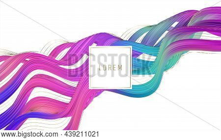 Gold Lines Template, Artistic Covers Design, Colorful Luxury Backgrounds. Trendy Pattern, Graphic Po