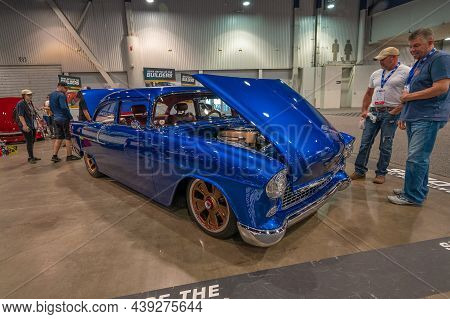 1955 Chevrolet Bel Air Showcased At The Sema Show.