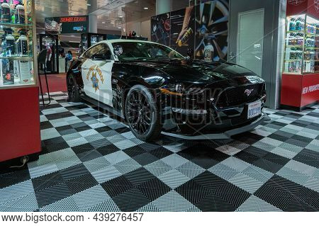 Ford Mustang Police Car Showcased At The Sema Show.