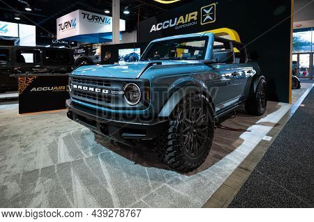Ford Bronco Showcased At The Sema Show.