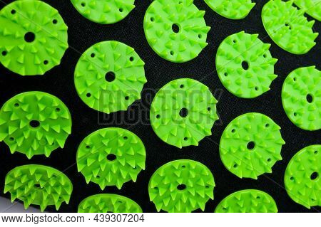 Acupressure Mat With Pillow Specially Made With Non-allergik, Callibrated Trigger Points That Will S