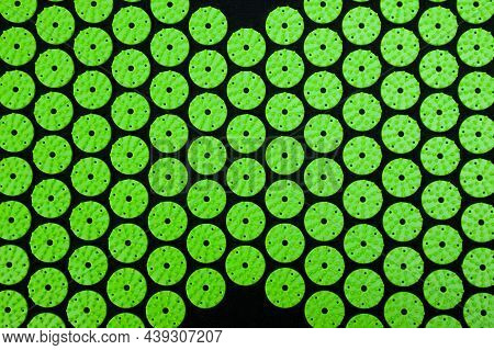 Acupressure Mat With Pillow Specially Made With Non-allergik, Callibrated Trigger Points That Will S