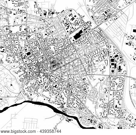 Map Of The City Of Zhytomyr, Ukraine