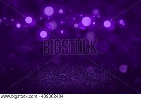 Purple Pretty Bright Abstract Background Glitter Lights Defocused Bokeh - Celebratory Mockup Texture