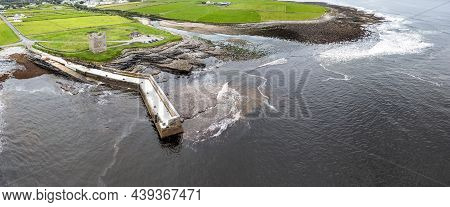 The Easky Pier And Castle In County Sligo - Republic Of Ireland