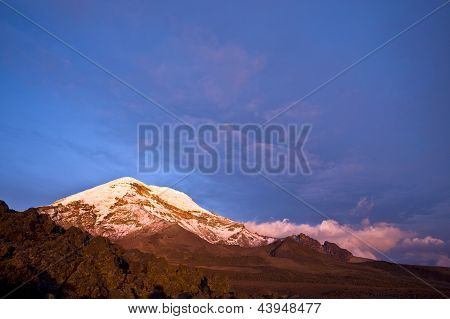 Chimborazo Vulkan. Ecuador