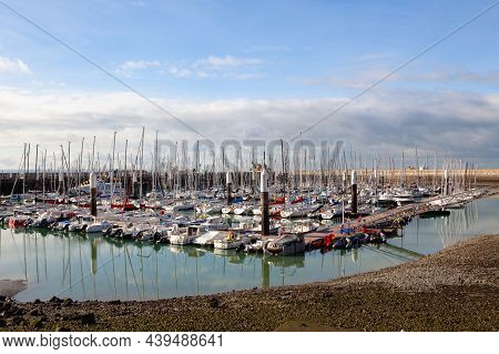 Le Havre,france - 13 October, 2021: Outflow In Yacht Harbour In Le Havre, France.