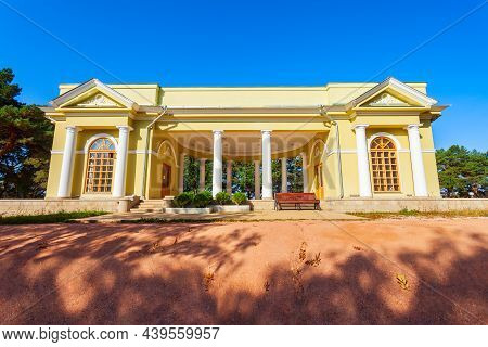 Air Temple Or Hram Vozduha Is A Historic Building In Kislovodsk National Park In Kislovodsk City, Ru