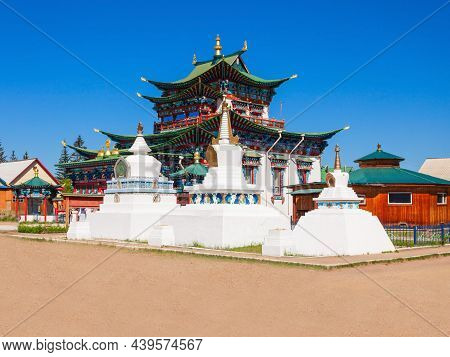 Ivolginsky Datsan Is The Buddhist Temple Located Near Ulan-ude City In Buryatia, Russia