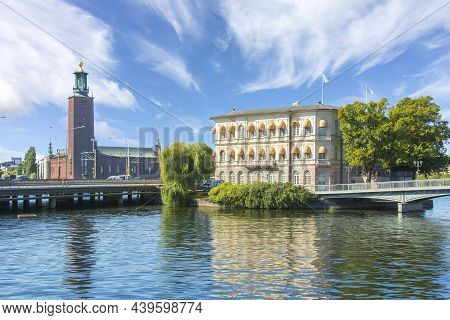 Stockholm City Hall In Summer In Sweden