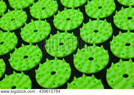 Acupressure Mat With Pillow Specially Made With Non-allergik, Callibrated Trigger Points That Will S