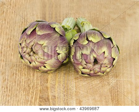 artichokes in the wood