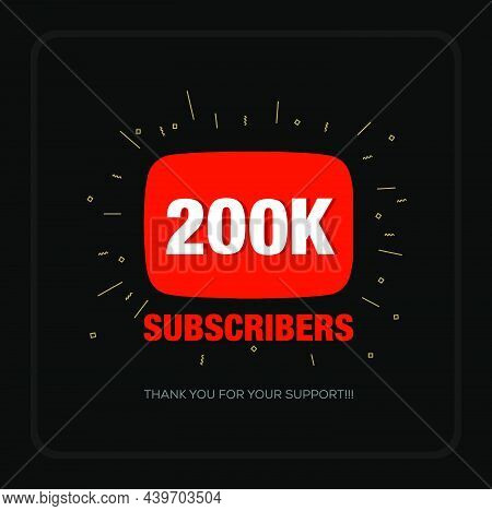 200k Subscribers Thank You Post. Thank You Fans For 200k Subscribers.
