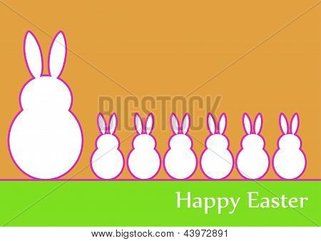 Tarjeta de Pascua feliz