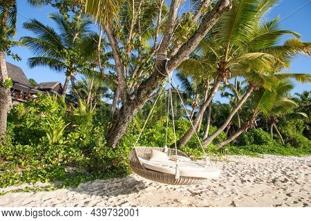 Famous Petite Anse Kerlan beach on the Praslin island, Seychelles