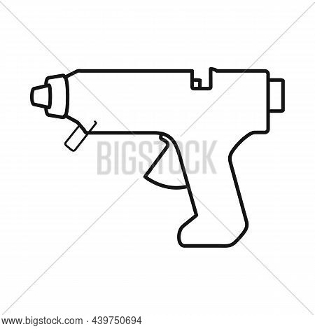 Isolated Object Of Hotmelt And Gun Sign. Web Element Of Hotmelt And Pistol Stock Vector Illustration