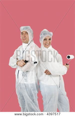 Maler teamsamarbejde