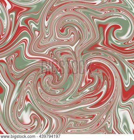Seamless Twirly Swirly Abstract Liquid Marble Surface Pattern Design For Print