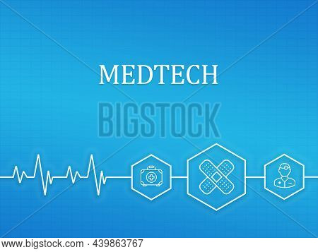 Internet, Business, Technology And Network Concept. Medtech Medical Technology Information Integrati