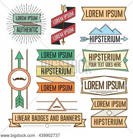 Vintage Vector Signage And Labels Illustration Pack