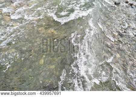 Vacation Landscape. Russian Altai Mountains. Multa Region. Holiday At Home. Staycation Concept. Rive