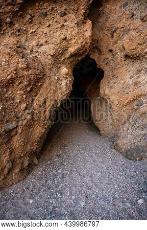 Overhanging Walls Of Sidewinder Canyon Form An Interesting Slot Canyon Off The Side Of The Main Cany