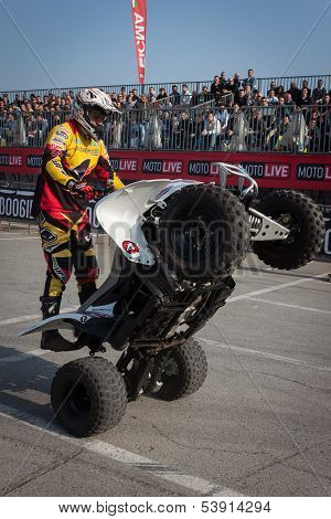 Quad Bikel Show At Eicma 2013 In Milan, Italy