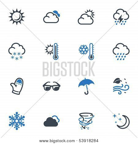 Weather Icons - Blue Series