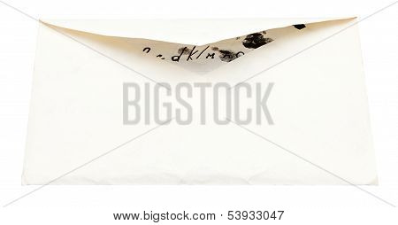 Unsealed Paper Envelope With Child Letter