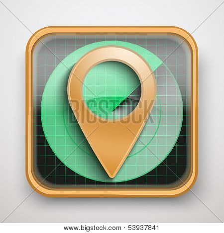 Find icon map marker for Web and Application.