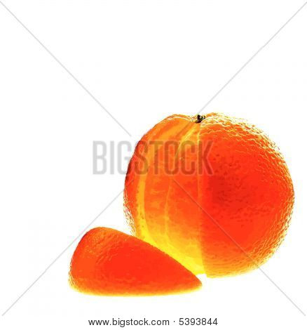 Vektorové oranžová