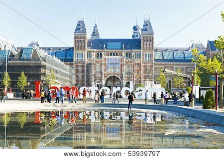 Rijksmuseum in Amsterdam the Netherlands