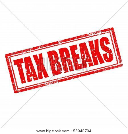 Tax Breaks-stamp
