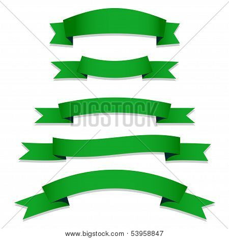 Green Ribbons Flags