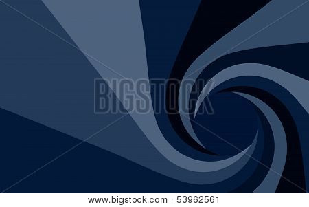 Abstract blue background with swirling stripes