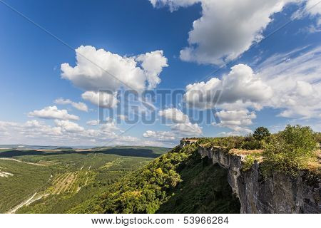 Plateau On Top Of Chufut-kale Near Bakhchisaray
