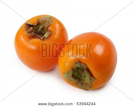Kaki isolated on white background