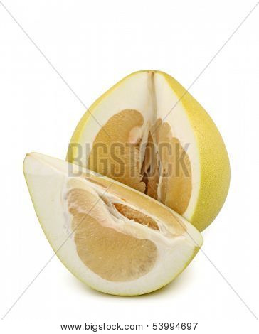 Pomelo isolated on white background