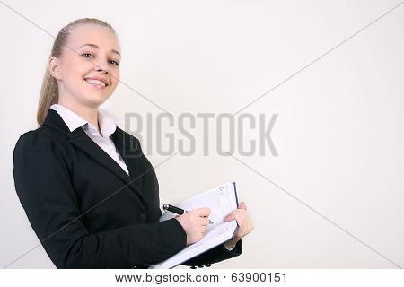 Successful young business woman