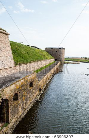 Detail of Kalmar castle in the south eastern Sweden