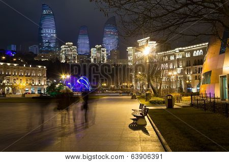 night Baku
