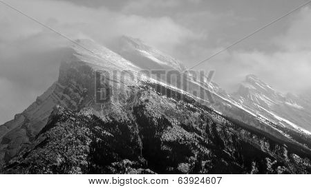 Wind Blowing on Top of Mount Rundle