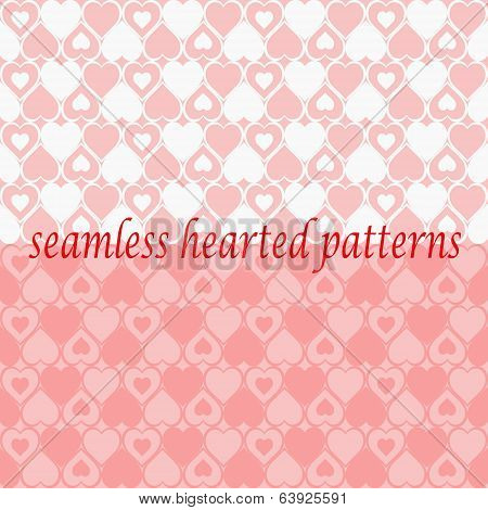 seamless hearted patterns