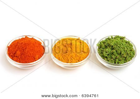 Haufen von Farbe Gewürze