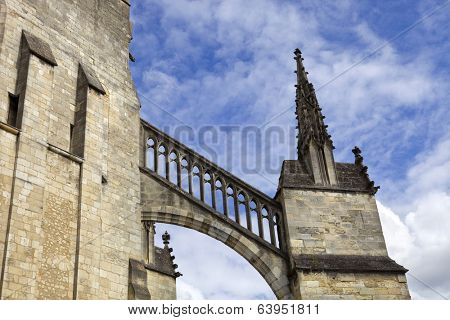 St Michel cathedral in bordeaux, france